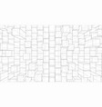 abstract background cubes outline vector image
