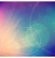 abstract sunset on sky with lenses flare vector image vector image