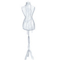 hand drawn mannequin vector image