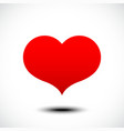 heart shape symbol design vector image