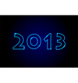 2013 background vector image vector image