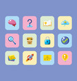 creativity set cartoon vector image vector image