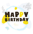 happy birthday vector image