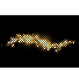 magic background with gold sparkles vector image vector image