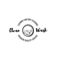 washing machine laundry room and dry cleaning vector image