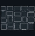 hand drawn frames vector image vector image