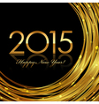2015 glowing background vector image vector image
