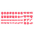 big new label set vector image vector image