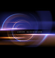 abstract gold and blue motion light effect vector image
