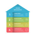 house - infographic template vector image