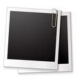 Blank photo frames Royalty Free Vector Image - VectorStock