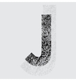letter j vector image vector image