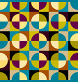 geometric abstract pattern retro style seamless vector image vector image