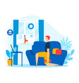 workout training flat vector image vector image