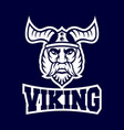 modern harsh viking conqueror logo vector image vector image