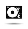 vinyl player icon vector image