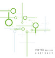 connect dots and lines abstract background vector image