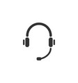 headset related glyph icon vector image