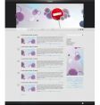 template site vector image vector image