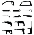 hand saw vector image vector image