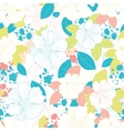 seamless floral pattern vector image vector image
