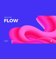 design template with fluid and liquid shapes vector image