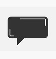 talk bubble speech icon blank empty bubbles vector image