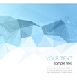 abstract geometric background with triangle vector image vector image