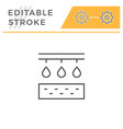 irrigation line icon vector image