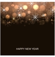 new year winter background vector image