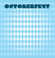 oktoberfest german beer festival vector image