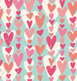 heart shape pattern vector image