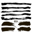 ink grunge stains set vector image vector image