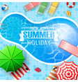 enjoy summer holiday vector image