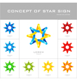 star logo design template vector image vector image