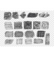 types pen hatching set vector image vector image