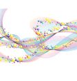 colourful lines vector image