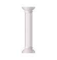 antique column realistic composition vector image