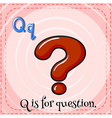 letter q vector image vector image