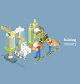 3d isometric flat conceptual vector image