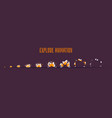 explode effect burst sprites vector image