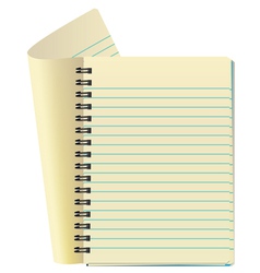 Ripped notebook paper Royalty Free Vector Image