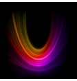 smooth technology light lines background eps 8 vector image