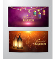 intricate arabic lamp vector image