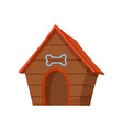 pet shop icon dog house accessory vector image vector image