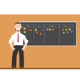 scrum agile board vector image
