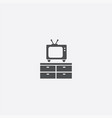 tv icon vector image vector image