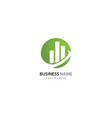 business finance logo template vector image