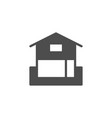 house scheme icon and architectural concept vector image