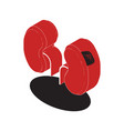 kidney cancer isometric composition vector image vector image